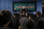 Photos/Professor Ansarian,s lecture in the Husseinieh of late Ayatollah Alavi Tehrani during the first ten days of Muharram 