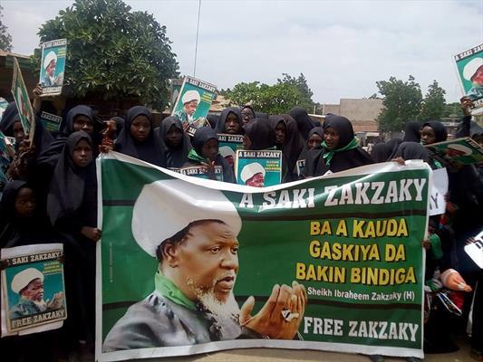 Members of Abul Fadl Foundation stage free Zakzaky protest in Gombe 