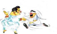 نصف مليون سعودي يتعرضون للضرب من قبل زوجاتهم!