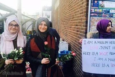  إحتجاج ناعم على الإسلاموفوبيا في لندن