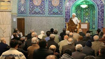 Photos/Lecture by Professor Ansarian in martyr Beheshti Mosque – Tehran