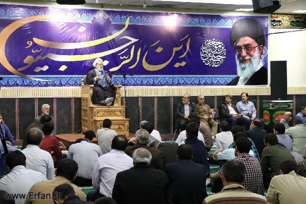 گزارش تصویری/ سخنرانی استاد انصاریان در حسینیه شهدا تهران، دهه سوم رجب